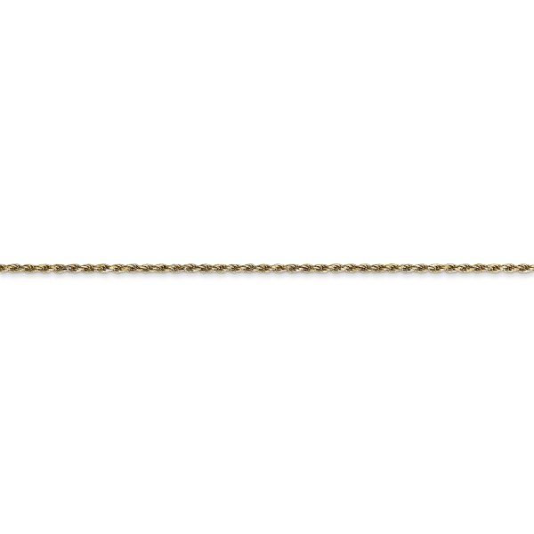 14k 1.15mm D/C Machine-made Rope Chain - Image 3