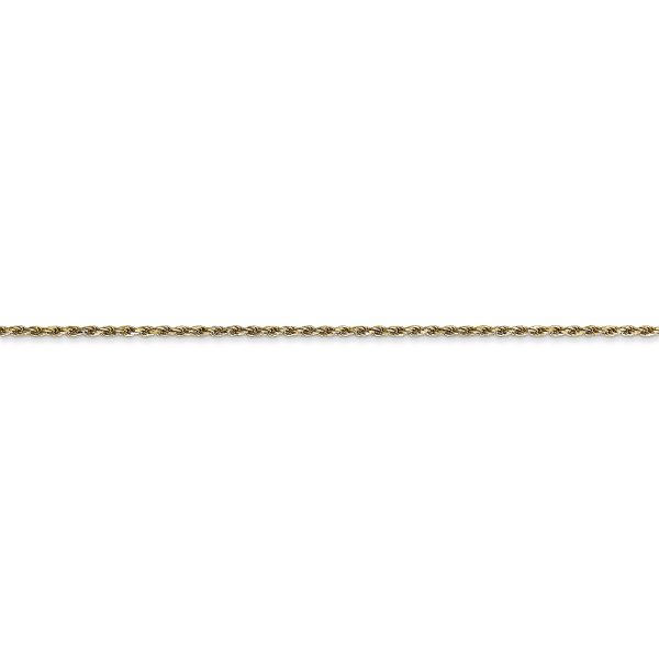 14k 1.15mm D/C Machine-made Rope Chain - Image 2