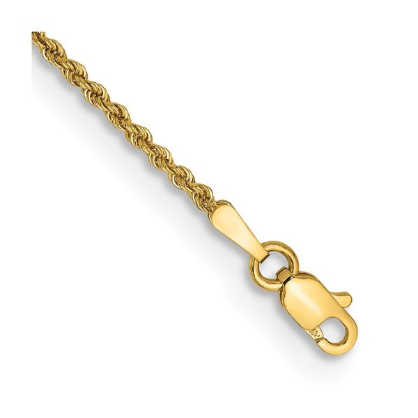 14k 1.50mm Regular Rope Chain