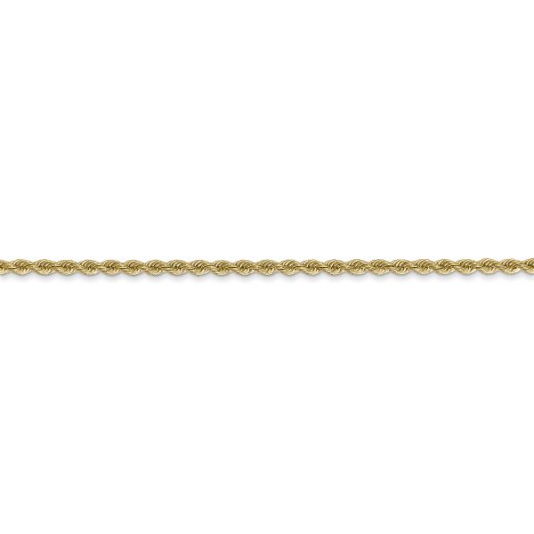 14k 2mm Regular Rope Chain - Image 3