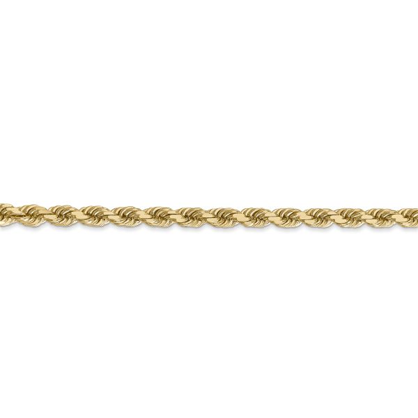 14k 4mm D/C Rope with Lobster Clasp Chain - Image 2