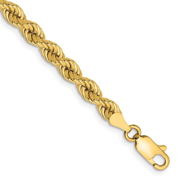 14k 4mm Regular Rope Chain