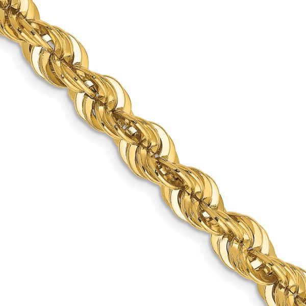 14k 6mm Regular Rope Chain