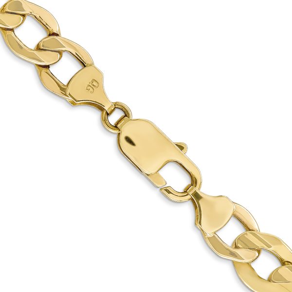 10K 9mm Semi-Solid Curb Chain - Image 3