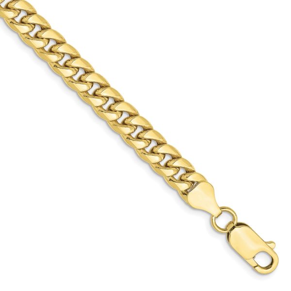 10k 6mm Semi-Solid Miami Cuban Chain