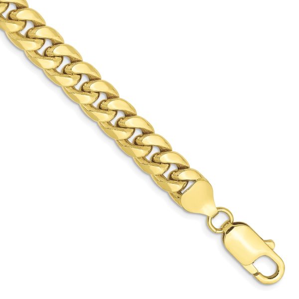 10k 7.3mm Semi-Solid Miami Cuban Chain