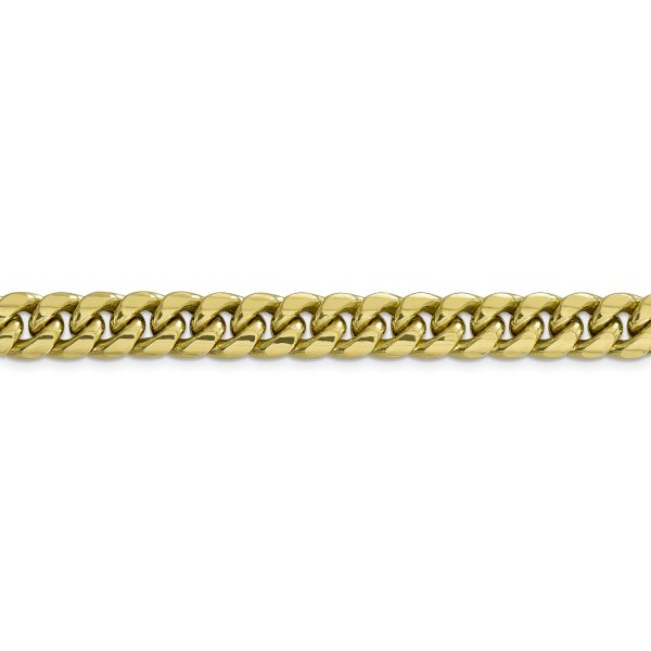 10k 9.3mm Semi-Solid Miami Cuban Chain - Image 2