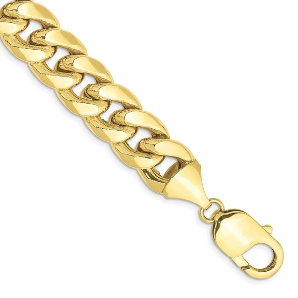 10k 11mm Semi-Solid Miami Cuban Chain