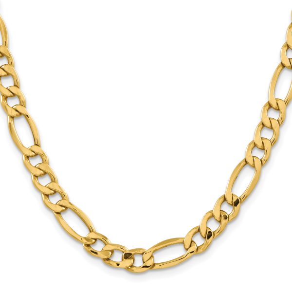 10K 8.5mm Semi-Solid Figaro Chain - Image 2