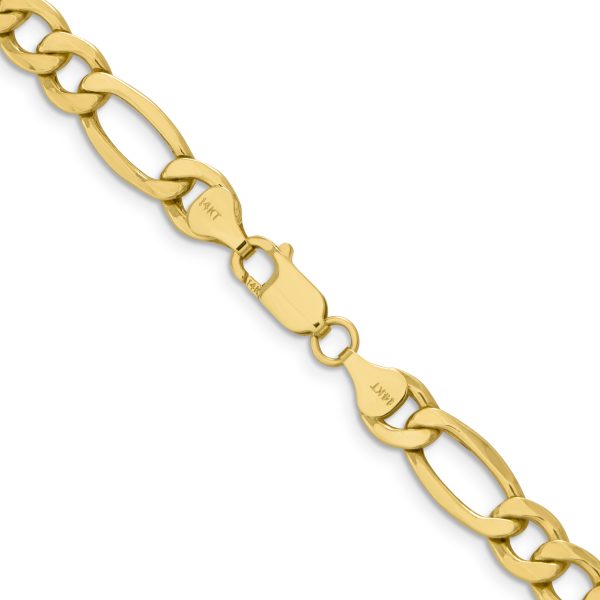 10K 8.5mm Semi-Solid Figaro Chain - Image 3