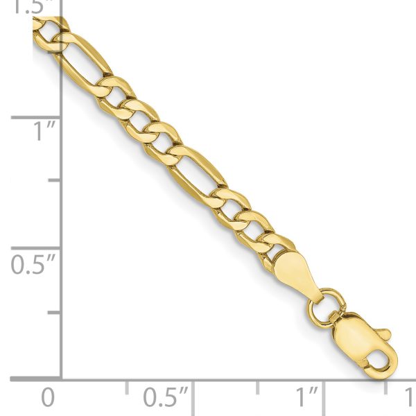 10k 3.5mm Semi-Solid Figaro Chain - Image 2