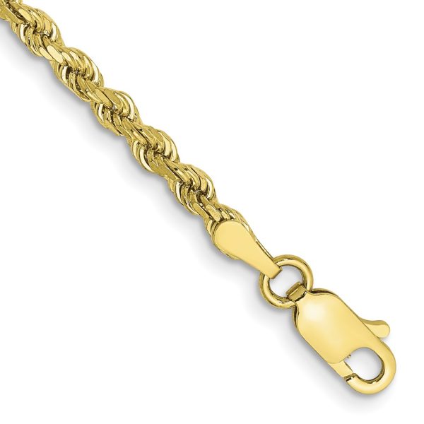 10k 3mm Semi-solid D/C Rope Chain