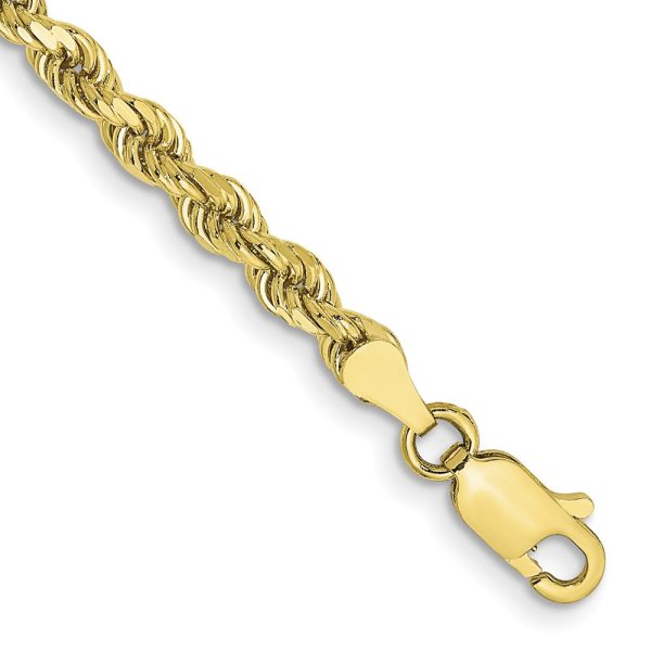 10k 3.5mm Semi-solid D/C Rope Chain