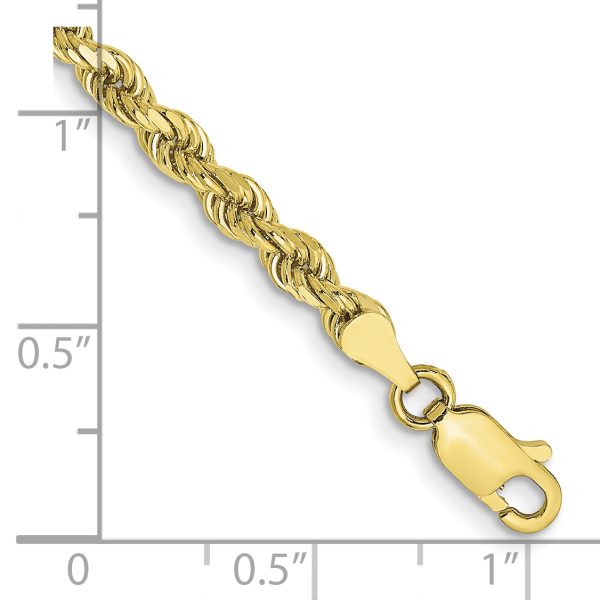 10k 3.5mm Semi-solid D/C Rope Chain - Image 2