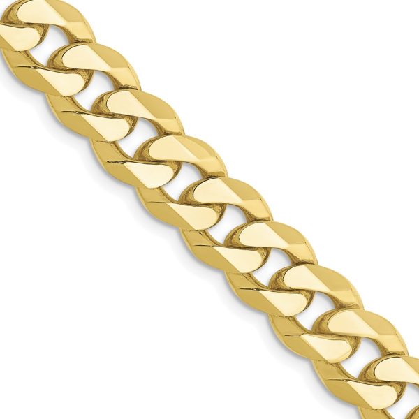 10k 8.25mm Flat Beveled Curb Chain