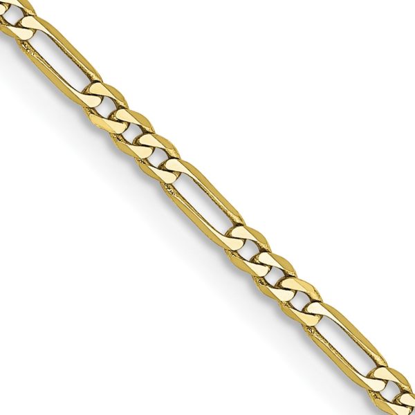 10k 1.75mm Flat Figaro Chain
