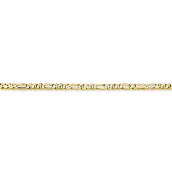 10k 2.2mm Flat Figaro Chain - Image 2