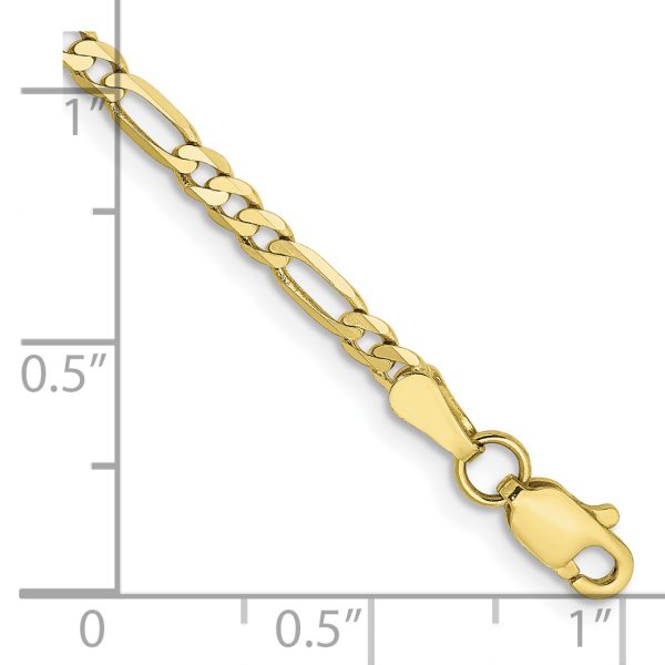 10k 2.75mm Flat Figaro Chain - Image 2