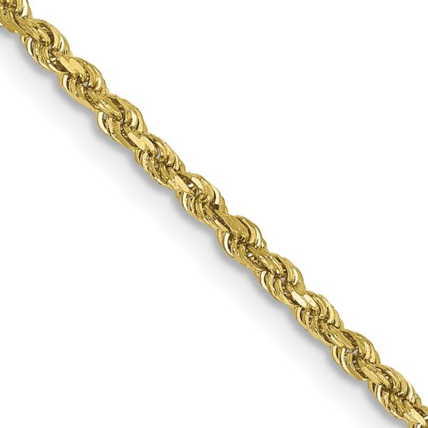 10k 1.75m Diamond-cut Rope Chain