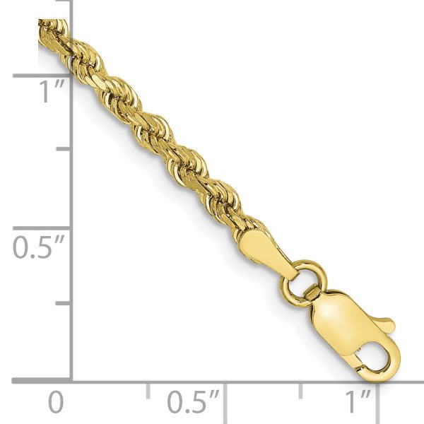 10k 2.75mm Diamond-cut Rope Chain - Image 2