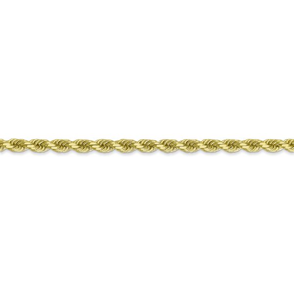 10k 3.5mm Diamond-cut Rope Chain - Image 2