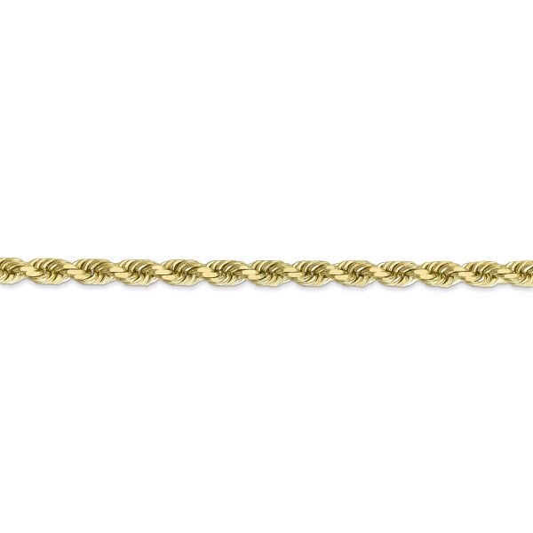 10k 4.5mm Diamond-Cut Rope Chain - Image 2