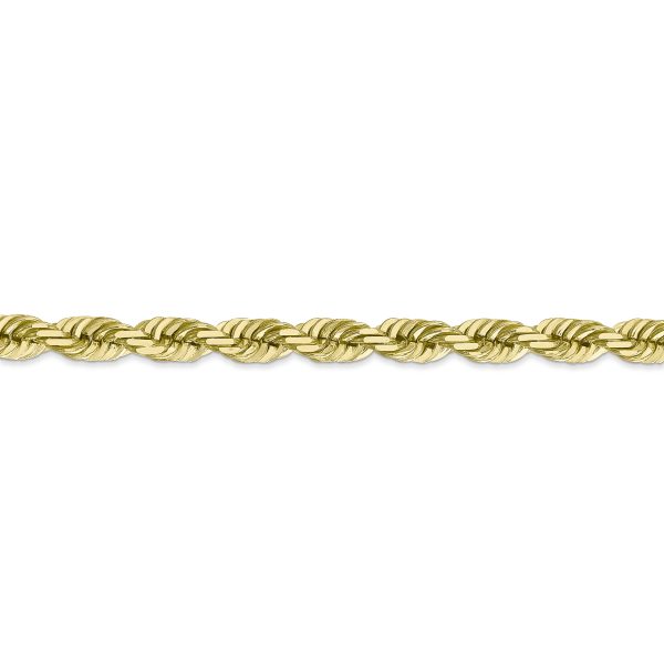 10k 5.5mm Diamond-cut Rope Chain - Image 2