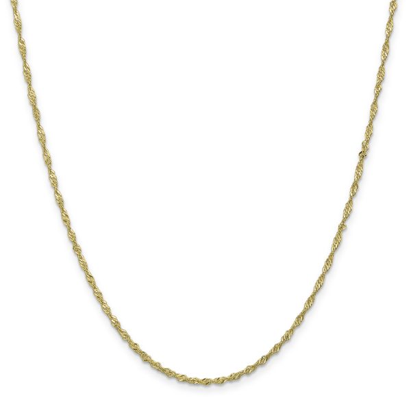 10k 1.7mm Singapore Chain