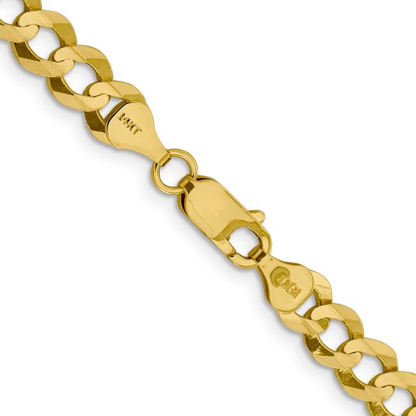 10K 7.2mm Lightweight Flat Cuban Chain - Image 3