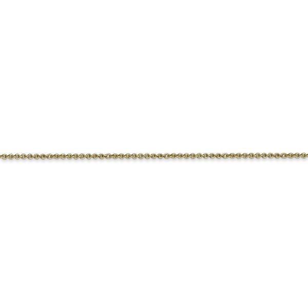10k 1mm Round Open Link Cable Chain - Image 2
