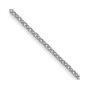 10k WG 1mm Round Open Link Cable Chain