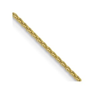 10k 1mm Parisian Wheat Chain
