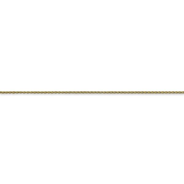 10k 1.0mm Parisian Wheat Chain - Image 2