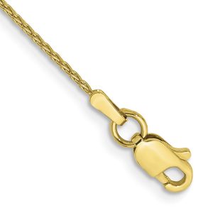 10k 1mm Parisian Wheat Chain