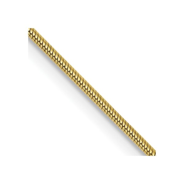 10k .9mm Round Snake Chain