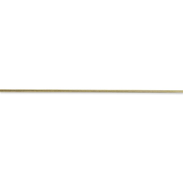 10k .9mm Round Snake Chain - Image 2