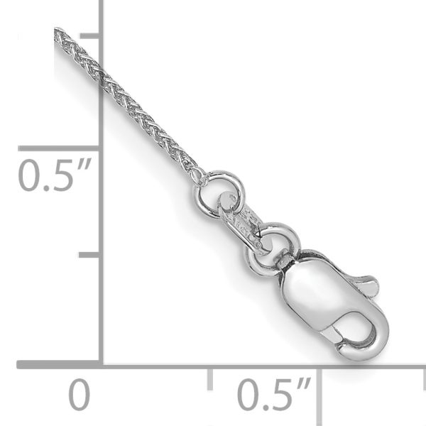 10k WG .85mm Spiga Chain Anklet - Image 2