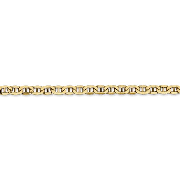 14k 4mm Semi-Solid Anchor Chain - Image 2