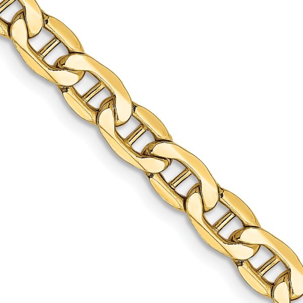 14k 4.75mm Semi-Solid Anchor Chain