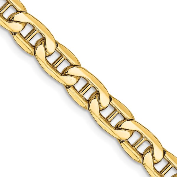 14k 5.5mm Semi-Solid Anchor Chain