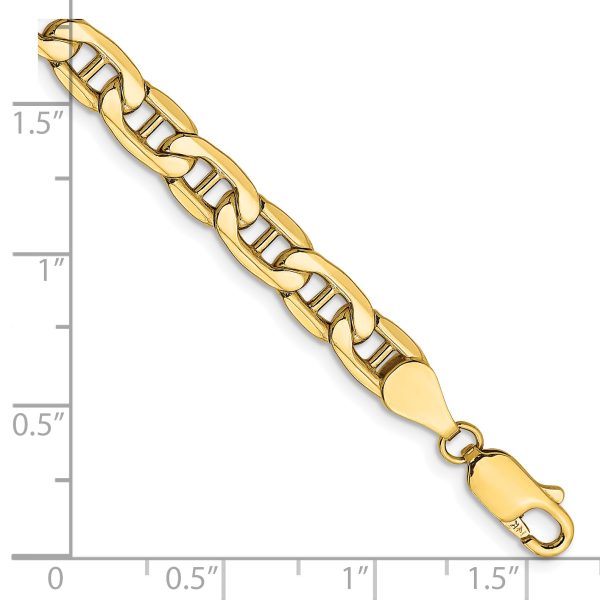 14k 5.5mm Semi-Solid Anchor Chain - Image 2