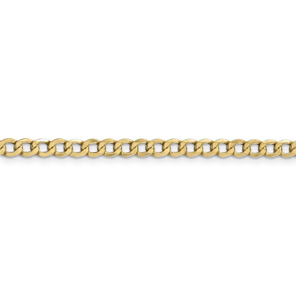 14k 4.3mm Semi-Solid Curb Chain - Image 2