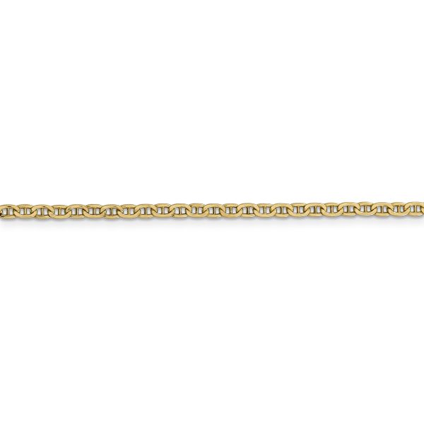 14k 2.4mm Semi-Solid Anchor Chain - Image 2