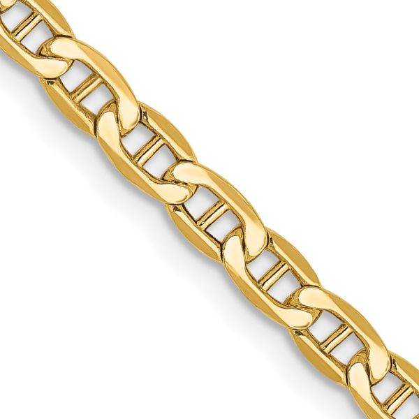 14k 3.2mm Semi-Solid Anchor Chain