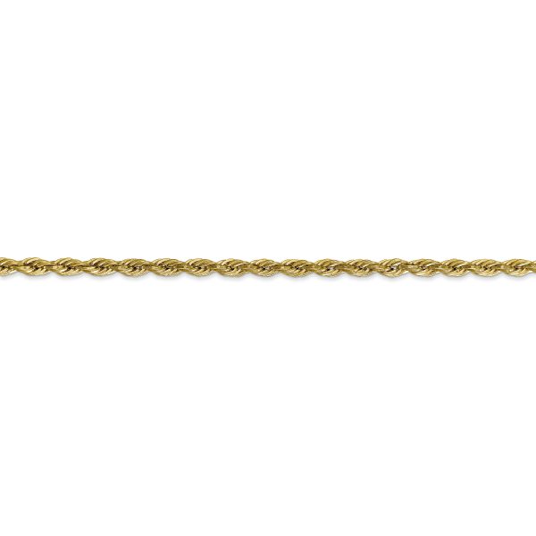 14ky 3.0mm Semi-Solid Rope Chain - Image 2