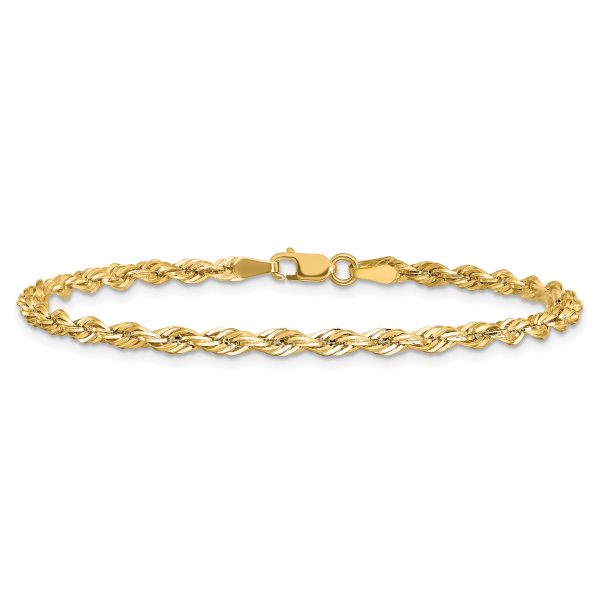 14ky 3.0mm Semi-Solid Rope Chain - Image 3