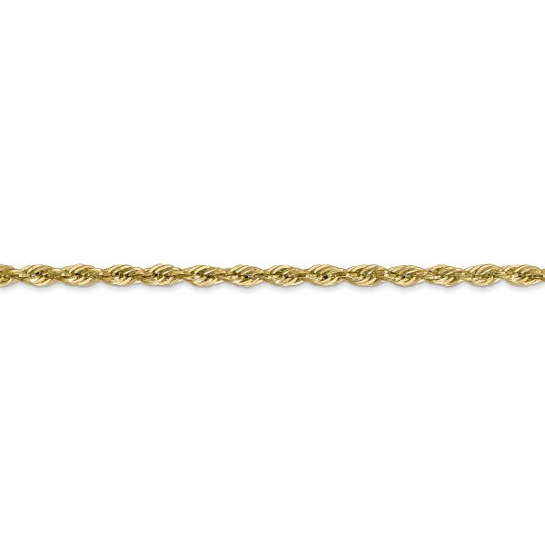 14ky 2.8mm Semi-Solid Rope Chain - Image 2