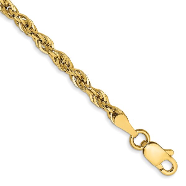 14ky 2.8mm Semi-Solid Rope Chain