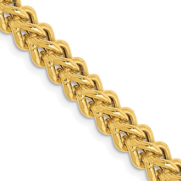 14k 4.5mm Semi-Solid Franco Chain