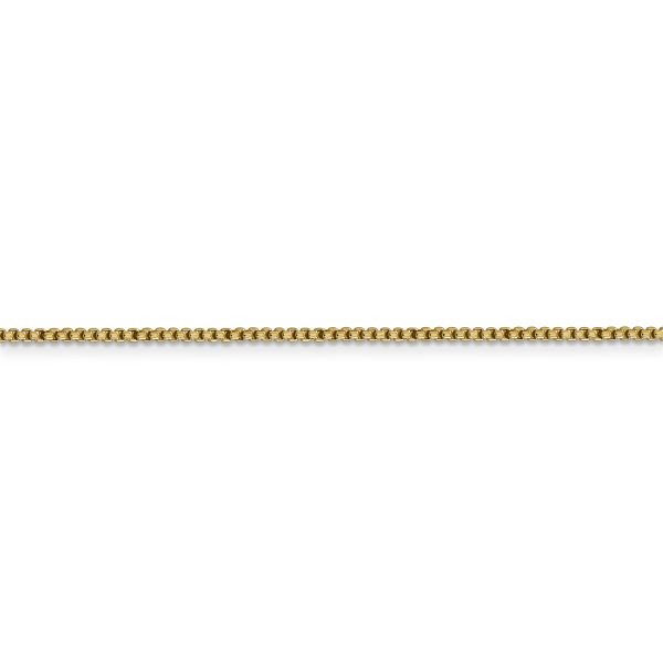 14k 1.5mm Semi-Solid Round Box Chain - Image 2